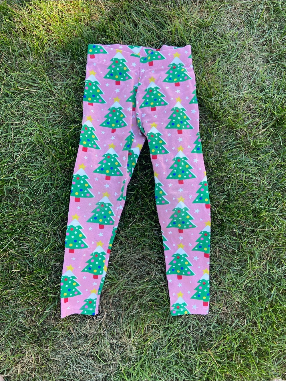 Girls size 7 Boden Christmas holiday leggings